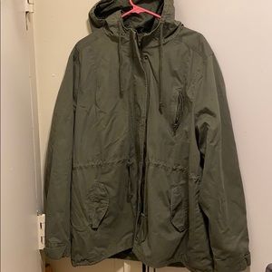 Woman’s plus size anorak style jacket